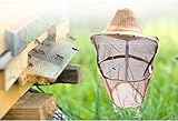 PIKANCHI 保護帽子　防虫日よけ付き　蚊バグビー虫除け ヘッドフェイスプロテクター 害虫駆除 蜂 駆除 ぶよ 蚊 対策 虫よけ 養蜂 草刈り ガーデニング