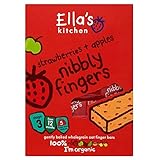 Ella's Kitchen Organic Strawberries and Apples Nibbly Fingers 12mth+ (5x25g) エラのキッチン有機イチゴとリンゴnibbly指