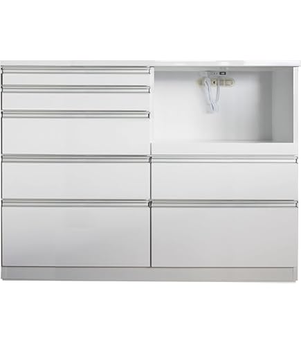 Amazon｜キッチン収納 カウンター 105 ハイカウンター ディジー 16-1