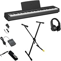 YAMAHA 電子ピアノ P-145B 本体 ヘッドホン スマホ接続ケーブル付き 51mIfre3ivL._AC_UL210_SR210,
