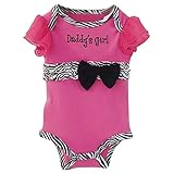 gqmart新しいファッション赤ちゃん服セットベビー女の子セットロンパース+チュチュスカート+ヘアバンド新生児Bebe春夏clothes-rosy with Zebraストライプ、12 m