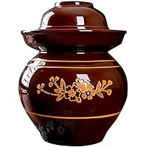 中国陶器製 ポット 蓋付き Amazon｜中国製陶器の漬物瓶、陶器発酵 C 大型の伝統的な中国製