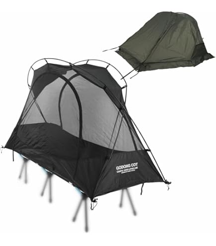 Amazon.co.jp: CAMVIL GODONG TC コットン シングルテント 2000mm防水