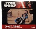 Disney Lucas Films Star Wars The Force Awakens Snowtrooper Youth Comfy Throw with Sleeves, 48 by 48 