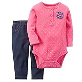 カーターズ carter's アパレル baby line ワンピース パンツ ピンク デニム 121G126 【並行輸入品】 12ヶ月