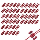 Solxion 配線コネクター エレクトロタップ エレクトロタップ 分岐 導電性 配線 コネクター 環境に配慮した絶縁性 取り付け 簡単接続 工具不要タイプ 50個セット