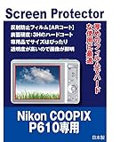 AR保護フィルム Nikon COOLPIX P610 用 互換品 （反射防止フィルム・ARコート）