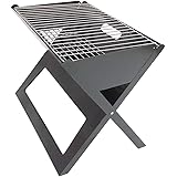 Rikopin(リコピン) 焚き火台 折りたたみ バーベキューコンロ BBQグリル 45×30.5×35cm アウトドアコンロ 1台2役 3-5人用 バーベキュー用品 釣り ハイキング パーティー レジャー 庭 キャンプ用品 焼肉 炭焼き アウトドア