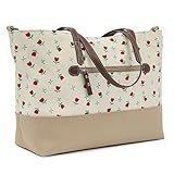 Pink Lining Notting Hill Tote Tulips and Forget Me Nots Changing Bags by Pink Lining