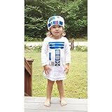 ロボット柄ワンピース可愛いくておもしろい海外デザイン おもわず笑顔になっちゃうユニークなベビー服