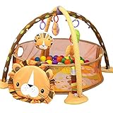 フィッシャープライス レインフォレスト・デラックスジム　撥水加工　取り外し可能　知恵おもちゃ　多機能　ライン