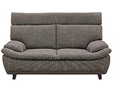 大川家具 関家具 ソファ 2人掛け (幅157cm/素材:ファブリック) ダークブラウン 222249