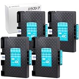 RICOH GC41C シアン Mサイズ 顔料 ４個 互換インクカートリッジ 【バウストア】