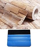 MedianField 【 壁紙シール レンガ 模様 61cm× 10m スリッカー セット 】 壁紙 ブロック おしゃれ ブリックパターン 立体 3D インテリア はがせる シール ウォールステッカ