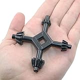 Enshey チャックキー 多機能 ハンドドリルキー 亜鉛合金 4in1 ドリル ピストル