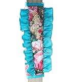 1ペアエレガントな車のシートベルトのショルダーパッドはベルトパッドブルーを被せ