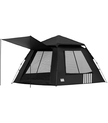 Amazon.co.jp: BLACKDOG ワンタッチテント閑居Air専用 拡張タープ 単体