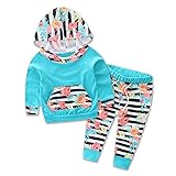 Cutelove　コート+ロングパンツ2点セット　帽子付き　ストライプ　花柄　トップス　長袖　綿　女の子　ベビー　ガールズ　赤ちゃん　幼児　ベビー服　秋　可愛い　ファッション　素敵　カジュアル　普段着