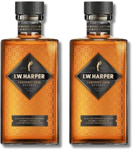 Amazon.co.jp: グラス付き IWハーパー12年 正規品 木箱入 43度 750ml