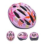 (ハーツクライ) Heart's Cry 軽量 サイクリング 自転車 用 ヘルメット キッズ ジュニア 子供 用 ダイヤル アジャスター 付き (ベールピンク)