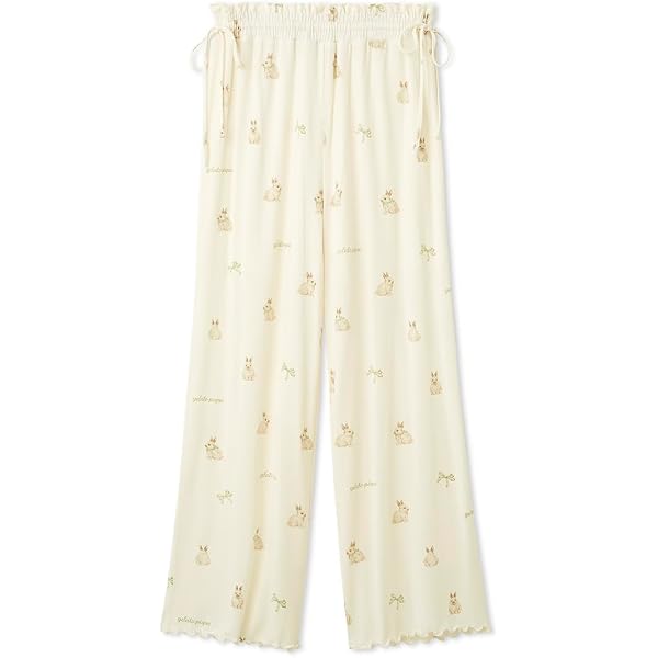 Amazon | [ジェラート ピケ] チューリップ柄ロングパンツ PWCP261299