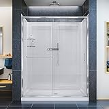 DreamLine infinity-zシャワードア 60 in. W x 36 in. L x 76.75 in. H DL-6119R-01CL 1