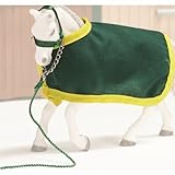 Schleich Horse Blanket & Headstall (YELLOW/GREEN) 42119 by Schleich