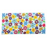 ビーチタオル ビビットフラワー