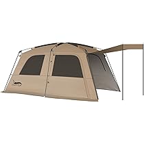 Amazon.co.jp: DesertFox テント大型 2～6人用 ‎簡単設営 ロッジ型 高