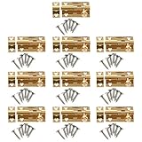 B Blesiya 高品質　ドア　スライド　キャッチ　ロックボルト　ラッチバレル　ゲート　10個　　