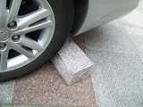 車止め・カーストッパー切り出し四角デザイン ピンク45センチ。この商品は2本1組です。