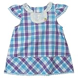 【春物】(日本製) Pample Mousse(パンプルムース) 先染めチェックいちごモチーフ付きチュニック 80cm /SA NO.DP-61102