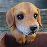 犬の置物 ミニチュアダックス ハンギングドッグ ３７０４-０２ いぬ イヌ 動物 オーナメント ガーデン オブジェ 庭 雑貨 ガーデニング インテリア