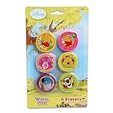 Disney Winnie the pooh erasers - 6 erasers by Disney [並行輸入品]