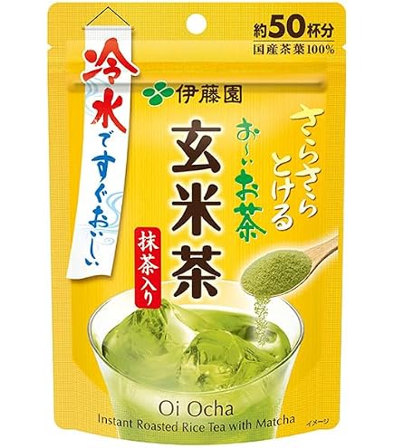 Amazon | 伊藤園 さらさらとける お～いお茶抹茶入り玄米茶 40g 1袋