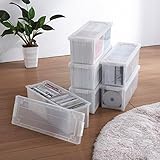 CD＆DVD 収納ケース 同色 クリア 6個組 日本製 MJ-CD&amp;DVD-CL