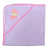 Tadpoles Cotton Embroidered Hooded Towel, Butterfly by Tadpoles