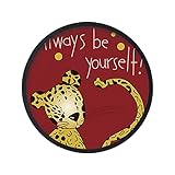 Gofan Cartoon動物子供の部屋レストラン寝室リビングルームシンプルな円形装飾ペイント壁画 24cm