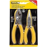 Stanley Hand Tools 84-212 2 Piece Slip Joint and Long Nose Plier Set [並行輸入品]