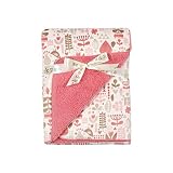 Baby Girl Blanket Coral Reversible by Chick Pea [並行輸入品]