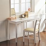 ホワイトカントリーデスク＆チェアーセット MIGNON-T MIGNON-C