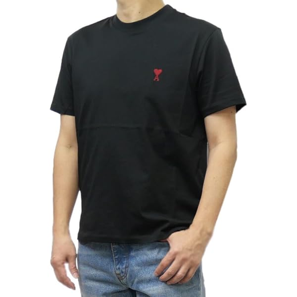 Amazon | [AMI PARIS] [アミパリス] メンズ クルーネック ロング T