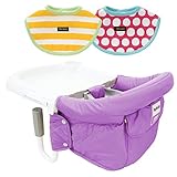 イングリッシーナ ファスト テーブルチェア Inglesina fast ベビーチェア＆Fario ファリオ 2P背止めマジックスタイ レッドドット W8274-0-21 フクシア