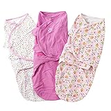 スワドルミー ベビー おくるみ 3枚セット L サイズ コットン （カラー：Hoot I'm Cute Girl） swaddle me [並行輸入品]