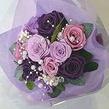 プリザーブドフラワー/ パープル花束