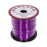 Craft County Rexlace プラスチッククラフトレース 3/32インチ (クリアパープル)