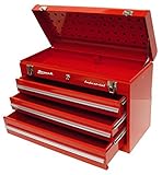 Homak H2PRO RD00203200 20-Inch 3 Drawer Friction Toolbox Red [並行輸入品]
