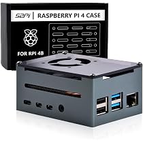 Amazon.co.jp: GeeekPi ケース、アルミケース（ファン付き