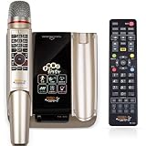 TJMジャパン 1000曲内蔵家庭用カラオケセット 「ファミリーコンサート」 ワイヤレスマイク2本付 TKM-370J-2
