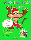 Color By Number. Coloring Book For Kids